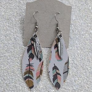 Feather earrings